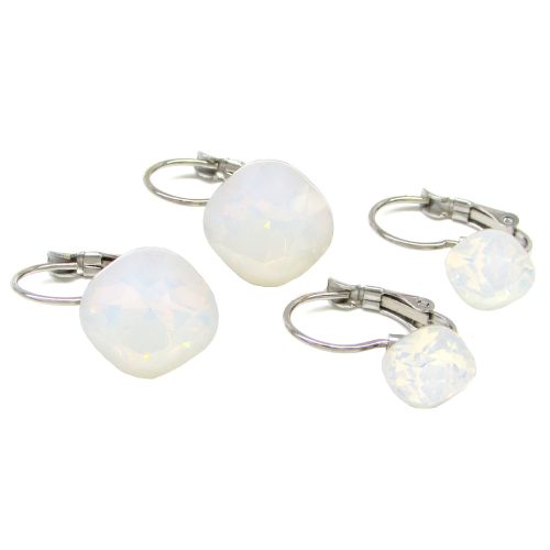 ANYA-LÁNYA PÁRNA fülbevaló csomag - 5 éves kortól (white opal)