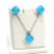 NAGY PÁRNA szett (dark aquamarine ice)