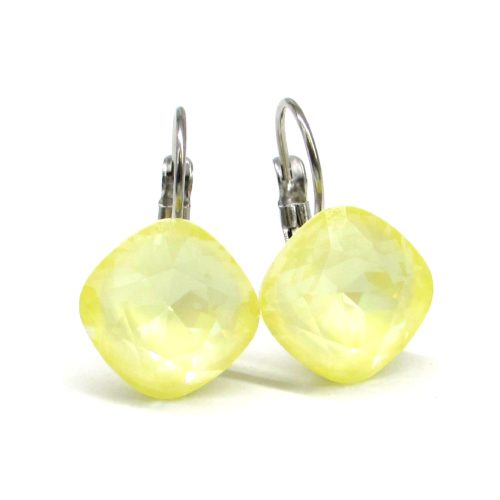NAGY PÁRNA kapcsos fülbevaló (yellow ignite)