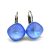 NAGY PÁRNA kapcsos fülbevaló (electric light sapphire ignite)