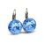 HELÉNA kapcsos fülbevaló (12 mm-es light sapphire)