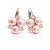 ÓRIÁS TRIPLA kapcsos fülbevaló - 16 mm (rosegold variáció)