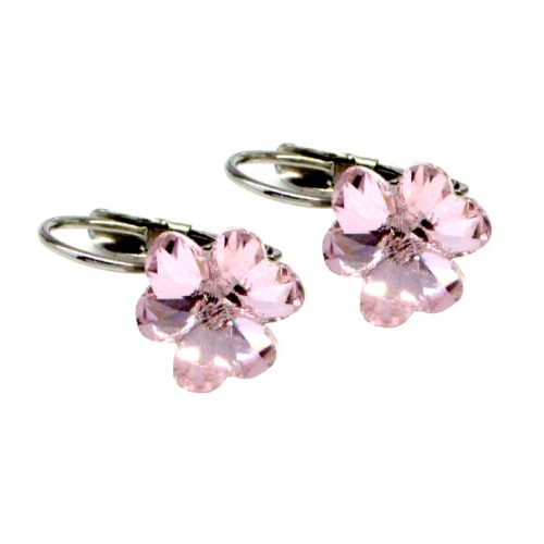HÁROMSZÍV fülbevaló light rose (5 éves kortól tinédzser korig)