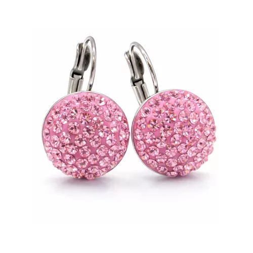 HÉRA kapcsos fülbevaló - 14 mm (light rose)