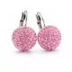 HÉRA kapcsos fülbevaló - 14 mm (light rose)
