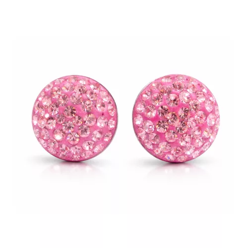 HÉRA bedugós fülbevaló - 14 mm (light rose)