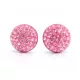 HÉRA bedugós fülbevaló - 14 mm (light rose)