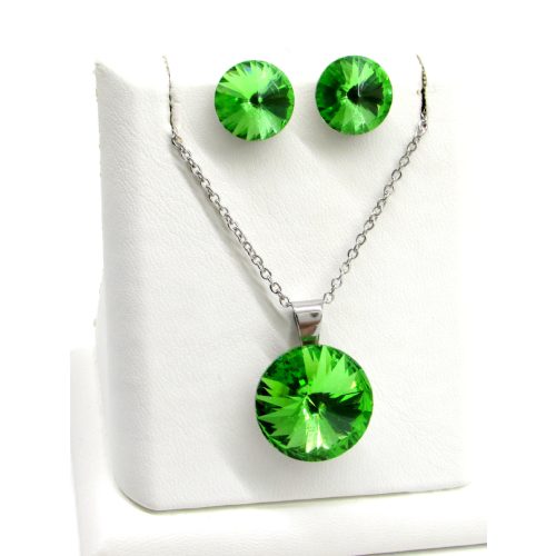 TELIHOLD szett (peridot zöld)