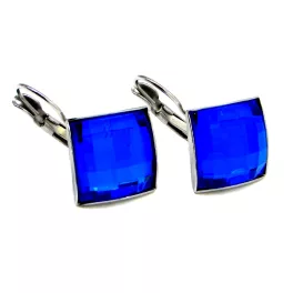 NAGY KLARISSA kapcsos fülbevaló - 12 mm (capri blue)