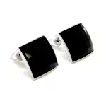 NAGY KLARISSA fülbevaló - 12 mm (jet fekete)