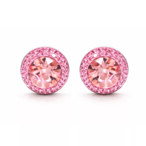 APHRODITÉ bedugós fülbevaló - 12 mm (light rose)