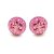 APHRODITÉ bedugós fülbevaló (light rose 12 mm-es)