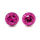 APHRODITÉ bedugós fülbevaló (fuchsia lila 12 mm-es)