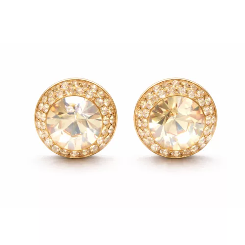 APHRODITÉ bedugós fülbevaló - 12 mm (gold shadow)