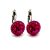 APHRODITE kapcsos fülbevaló (fuchsia lila 12 mm-es)