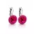 APHRODITE kapcsos fülbevaló - 12 mm (fuchsia lila)