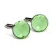 NAGY KEREK KLARISSA kapcsos fülbevaló - 14 mm (peridot)