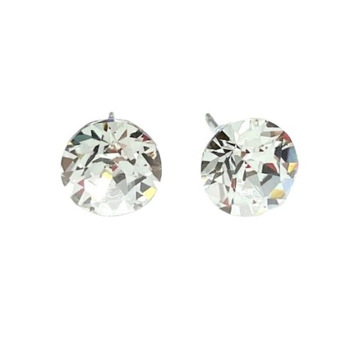 VIORA bedugós fülbevaló - 10 mm (crystal fehér)
