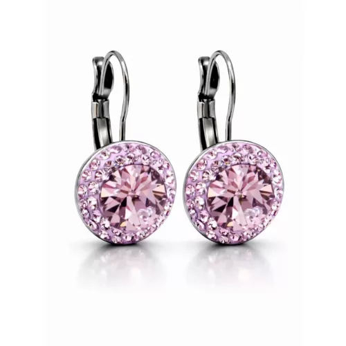 APHRODITÉ kapcsos fülbevaló (light amethyst 12 mm-es)