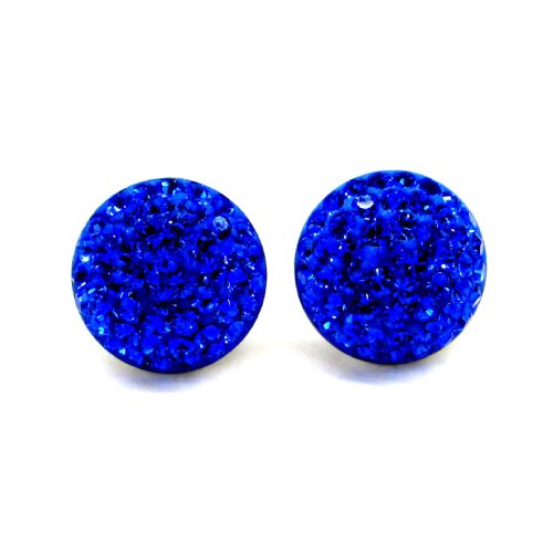 HÉRA bedugós fülbevaló (sapphire 14 mm-es)