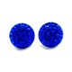 HÉRA bedugós fülbevaló (sapphire 14 mm-es)
