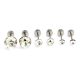 TRIUM SHINE fülbevaló szett – crystal fehér (bepattintós) 8 mm, 5 mm, 4 mm