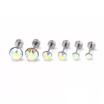 TRIUM SHINE fülbevaló szett – ab színjátszós (bepattintós) 8 mm, 5 mm, 4 mm