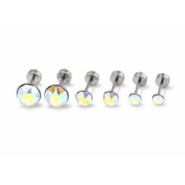   TRIUM SHINE fülbevaló szett – ab színjátszós (bepattintós) 8 mm, 5 mm, 4 mm