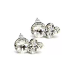 TREVIA fülbevaló - 15 mm (crystal fehér)