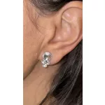 TREVIA fülbevaló - 15 mm (crystal fehér)