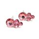 TREVIA fülbevaló - 15 mm (light rose)