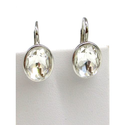 PESCARA ezüst fülbevaló (fehér-crystal)