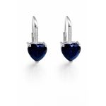 INNAMORATO ezüst fülbevaló - 20 mm (kék)