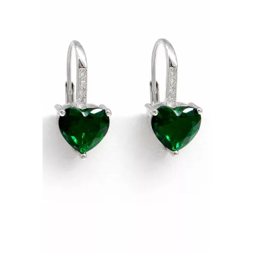 INNAMORATO ezüst fübevaló - 20 mm (zöld)