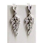 BRILLANZA bedugós ezüst fülbevaló - 32 mm