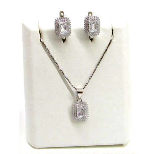 BELLANA ezüst szett (crystal fehér)