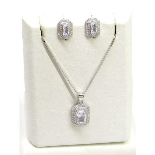 BELLANI ezüst szett (crystal fehér)