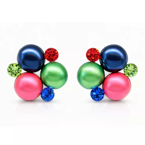 ÓRIÁS TRIPLA bedugós fülbevaló - 16 mm (mediterrán variáció)