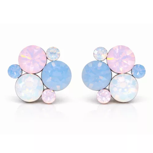 ÓRIÁS TRIPLA bedugós fülbevaló - 16 mm (opál variáció)