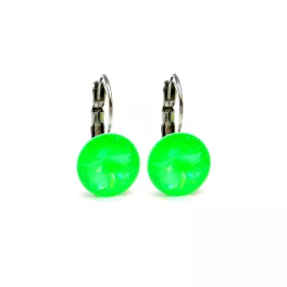 DIANA 12 mm-es fülbevaló (green ignite)