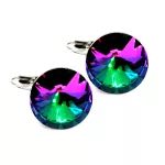 ÓRIÁS DIANA 18 mm-es fülbevaló (heliotrope)