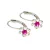 PICI VIRÁG fülbevaló - crystal/fuchsia (2 éves kortól)