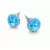 APHRODITÉ bedugós fülbevaló - 8 mm (light turquoise)