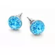 APHRODITÉ bedugós fülbevaló - 8 mm (light turquoise)