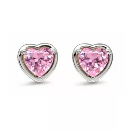 AMORE ROSA ezüst bedugós fülbevaló - 8 mm