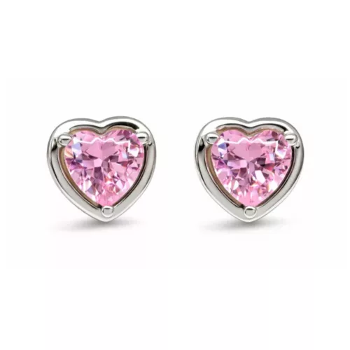 AMORE ROSA ezüst bedugós fülbevaló - 8 mm