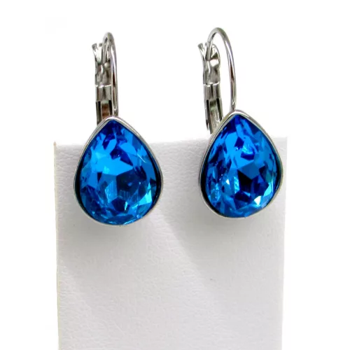 CSEPP fülbevaló - 14 mm (dark aquamarine)