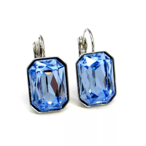 OCTAVIA fülbevaló - 14 mm (light sapphire)