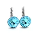 APHRODITÉ kapcsos fülbevaló - 12 mm (light turquoise)
