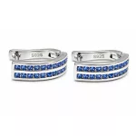 2 SOROS BABA ezüst fülbevaló - kék (fél éves kortól 4 éves korig)